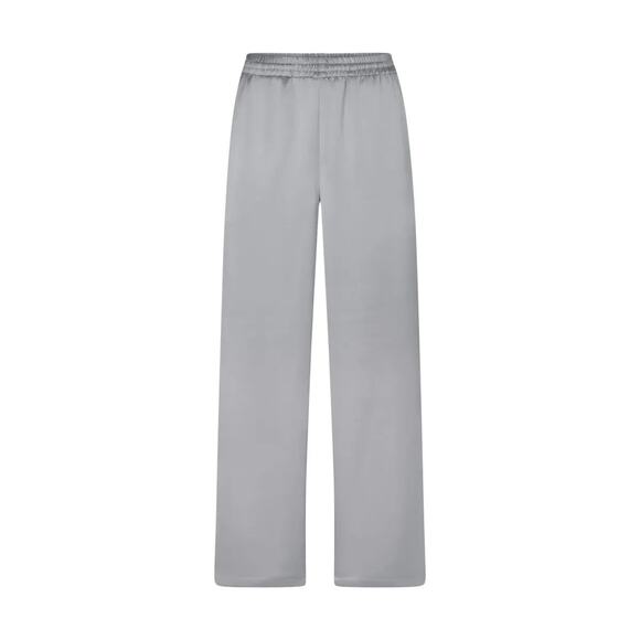 Skims Sporty Satin Straight Leg Pant Mirror - S - Picture 1 of 2